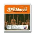 D'addario EJ15 Extra Light 010 Akustik Tel Set