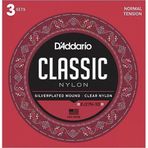 Daddarıo Ej27n-3D Daddarıo Ej27n-3D Klasik Gitar Tel Seti, 4/4, 3Lü Paket, Normal Tensıon