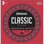 Daddario Ej27n-3d Klasik Gitar Tel Seti (4/4), 3lü Paket Classic Guitar, 3 Set Value Normal Tension
