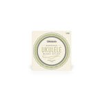 D'addario EJ53S Soprano Black Nylon Ukulele Tel Seti