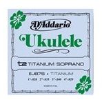 D'addario EJ87S Soprano Ukulele Tel Seti