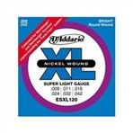 D'addario ESXL120 Steinberger 009 Elektro Tel Set