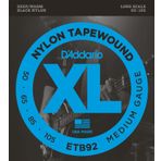 D'addario ETB92 Xl Serisi Nylon Tapewound Bl Bas Gitar Tel Seti