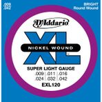 D'addario EXL120 Elektro Gitar Teli
