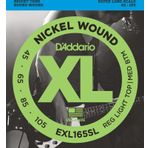 D'addario EXL165SL Xl Serisi Nickel Wound Reg L Bas Gitar Tel Seti