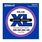 D'addario EXL190 Nikel Wound Bas Tel Set