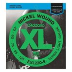 D'addario EXL220-5 Bass Gitar Tel Seti