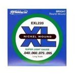 D'addario EXL220 Bass Gitar Tel Seti