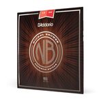 D'Addario Gitar telleri akustik gitar | gitar telleri Western gitar | akustik gitar telleri | NB1356 nikel bronz akustik gitar telleri (Medium, 13-56)