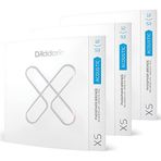 D'Addario Gitar Telleri - XS Fosfor Bronz Kaplamalı Akustik Gitar Telleri - XSAPB1253-3P - Pürüzsüz His ve Olağanüstü Tonda Maksimum Kullanım Ömrü - 6 Telli Gitar İçin - 12-53 Işık, 3'lü Paket