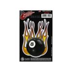 D'addario GT77109 Flame 8 Ball Gitar Stickerı