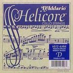 D'addario H512 Helicore Tek Çello Re (D) Teli (4/4) | Titanyum Sarım İle Net Tını Çok Lifli Çelik Öz Ve Hızlı Yay Tepkisi