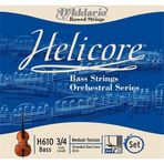 D'addario H610 Kontrabas Tel Set