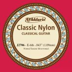 Daddarıo J2706 Klasik Gitar Tek Teli, Classıc Nylon, Normal Tensı D'addario's J2706 Concert Guitar StringNylonE6Thickness: 0.43Medium Tension