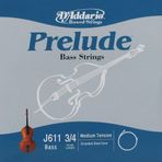 D'Addario J611 Prelude Tek Kontrabas Sol (G) Teli (3/4) | Masif Çelik Çekirdek ile Yüksek Dayanıklılık Ekonomik Performa