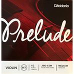 D'Addario J81012 Prelude 1/2 Boy Keman Tel Seti (Başlangıç/Eğitici Seviye) | Çocuk Boy (1/2) Keman Uyumu, Masif Çelik Çe