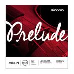 Daddario J81034 Keman Tel Seti, Prelude, 3/4, Medium