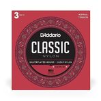 D'Addario Klasik Gitar Tel Seti (4/4), 3Lü Paket
