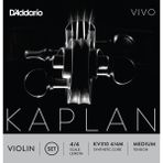 D'addario KV310 4/4M Kaplan Vıvo 4/4 Scale Medıum Ten Keman Tel Seti