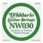 D'addario Nw030 Nickel Wound Elektro/Akustik Gitar Tek Teli - .030 (Aksesuar) | Yüksek Akort Kararlılığı, Korozyona Dayanıklı Ambalaj Ve Zengin Manyetik Tepki