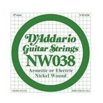 D'addario NW038 Nikel Wound Kalın Mi Elektro Akustik Tel