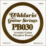 Daddario PB030 Akustik Gitar Tek Teli - 30 Numara