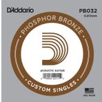 D'addario PB032 Re Akustik Gitar Tek Teli