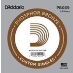 D'addario PB039 La Akustik Gitar Tek Teli