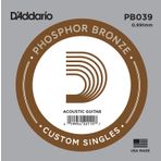 D'addario Pb039 Phosphor Bronze Wound Akustik Tek Tel