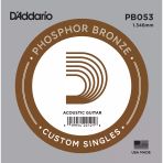 Daddario PB053 Akustik Gitar Tek Tel Phosphor Bronze