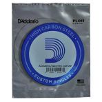 D'addario Pl011 Plain Steel Elektro Ve Akustik Gitar Tek Teli - .011 (Aksesuar) | Yüksek Karbonlu Çelik, Berrak Tizler, Üstün Mukavemet Ve Hem Elektro Hem Akustik Gitar Uyumu