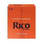 D'addario Rıa1015 Rico Orange Box Soprano Saksafon Kamışı No: 1.5 (Başlangıç/Eğitim) - 10'Lu Paket | Klasik Turuncu Kutu, Caz Ve Eğitim İçin İdeal Standart Kutu