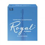 D'Addario RIB1015 Royal Soprano Saksafon Kamışı No: 1.5 (Başlangıç/Eğitim) - 10'lu Paket | Fransız Kesim (Filed), Esnek