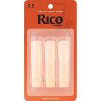 D'Addario RKA0325 Rico Orange Box Tenor Saksafon Kamışı No: 2.5 (Orta Seviye/Eğitim) - 3'lü Paket | Klasik Turuncu Kutu,