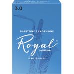 D'Addario RLB1030 Royal Bariton Saksafon Kamışı No: 3.0 (Profesyonel/Eğitim) - 10'lu Paket | Orta Sertlik, Dolgun Baslar
