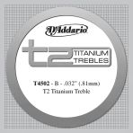 Daddario T4502 Klasik Gitar Tek Tel | T2 Serisi - Tiz Tel