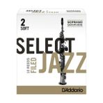 D'addario Woodwinds Rico Jazz Select RSF10SSX2S Soprano Sax Kamışı