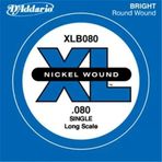 D'addario Xlb080 Xl Nickel Wound Bas Gitar Tek Teli ($0.080$ İnç) | A/La Teli Standardı, Güçlü Bas Projeksiyonu, Esnek Tansiyon Ve Karakteristik Parlak Nikel Tınısı
