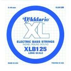 D'Addario XLB125 XL Nickel Wound Bas Gitar Tek Teli - Alt Si/Low B ($0.125$ İnç) | 5 Telli Bas Gitarlar İçin Standart Si