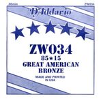 D'addario ZW034 Tek Akustik Gitar Teli