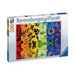 Daders Home 164462 500 Parça Puzzle Çiçek Yansıma, Çok Renkli - 01-Mavi