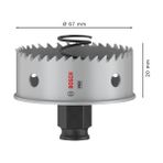 Daders Home 1x Pro Sheet Metal Power Plus Delik Açma Testeresi (Paslanmaz Çelik Saclar, Çelik Saclar, Ø 67 Mm, Professional Aksesuar Döner Matkap/vidalamalar, Darbeli Matkap/vidalama)