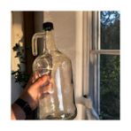 Daders Home 3 Litre Cam Galon Şişe-Sürahi – Sızdırmaz Kapaklı, Geniş Ağızlı Saklama Kabı | Ev Yapımı Içecek, Zeytinyağı ve Sirke Için Uygun - 0 - Siyah - Option-1
