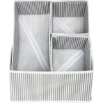 Daders Home 4'lü Çekmece Düzenleyici Dolap Içi Düzenleyici Çekmece Organizer - 001-Renkli - Option-1