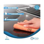 Daders Home Cleanıng | Mikrofiber Temizlik Bezi | Sihirli Bez, Cam Bezi Ayna Bezi | 4lü Paket | Zümrüt Serisi - Abanoz - Option-1