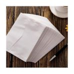 Daders Home Davetiye Zarfları, 50 Adet 12.5X17.5 cm Pencere Zarflar, Beyaz Yarı Saydam Düğün Zarfı, Parti ve Doğum Günü Davetiyeleri Için, Kartpostal ve Tebrik Kartı Zarfları - -- - Option-1