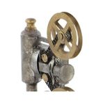 Daders Home Deco 79 Metal Film Dekoratif Kamera Heykeli, 28X13X38 Cm, Siyah