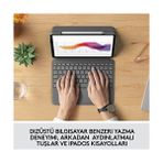 Daders Home Folio Klavyeli iPad Kılıfı, Dokunmatik Yüzey, Akıllı Bağlayıcı, Arkadan Aydınlatmalı Klavye, iPad Air 10.9 Inç 4. ve 5. Nesil ile Uyumlu, Gri - Option-1 - 001-Renkli