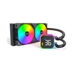 Daders Home Hyperflow Dijital 240 Cpu Sıvı Soğutucu, 3100 Rpm Pompalı 240 mm Aıo, 2×120 mm E28 Argb Fanlar, Gerçek Zamanlı Dijital Ekran, Intel ve Amd Desteği (Siyah) - 001-Renkli - Option-1