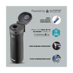 Daders Home Jackson Autopop Soğuk Su Termosu 590 ml Siyah - 0,25 L